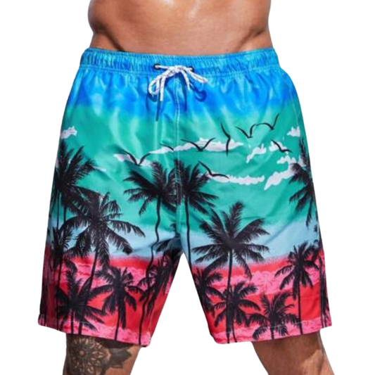 Men - Tropical Beach Shorts