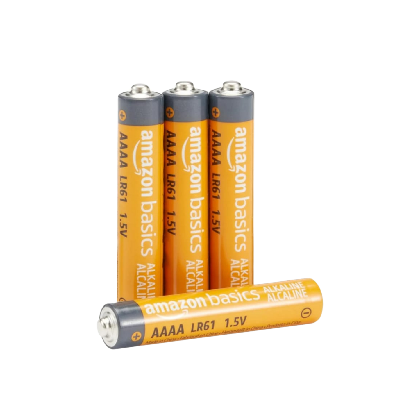 Amazon basics 4- pack AAAA Alkaline High Performance Batteries, 1.5 Volt