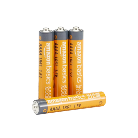 Amazon basics 4- pack AAAA Alkaline High Performance Batteries, 1.5 Volt