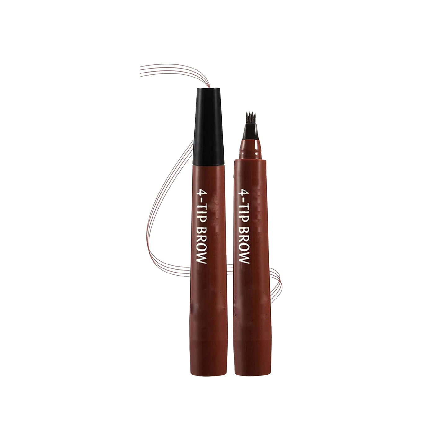 Dark brown & brown Women multi-used eyebrow filling pen