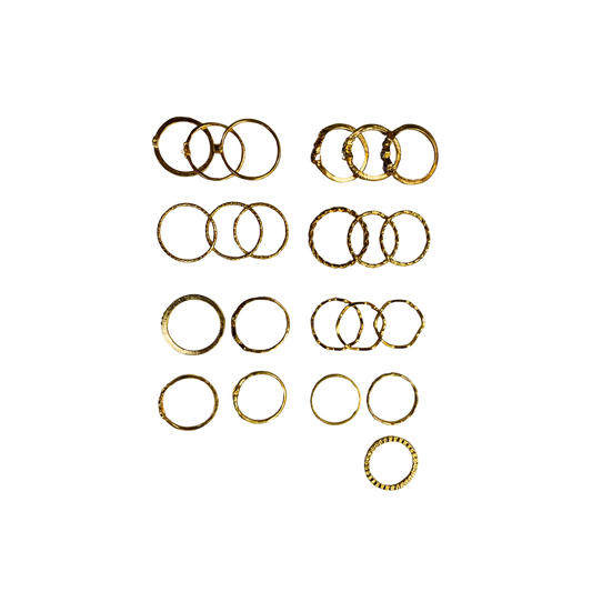 Women Gold Ring set