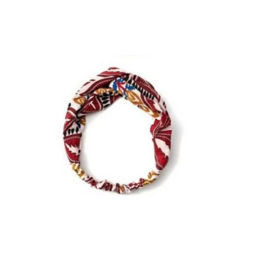 2PC Women's hair band vintage cross turban hair accessory