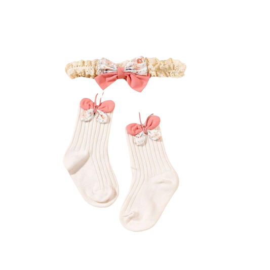 Infant (Girls) - Hair Band and Socks