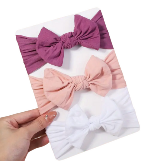 Baby Head Bands- Pack of Three