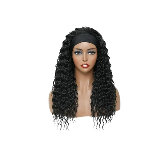 Women - Synthetic Headband Body Wave Wig (24")