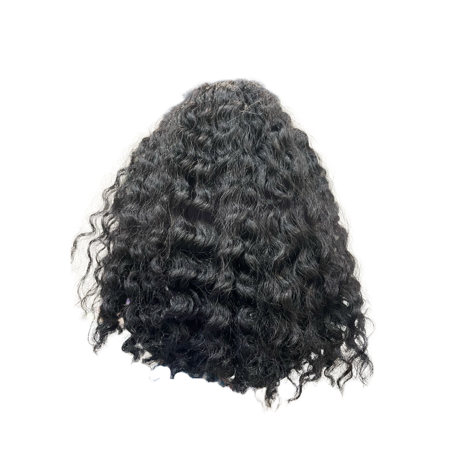 Women - 100% Human Hair Deep Wave Wig (10")
