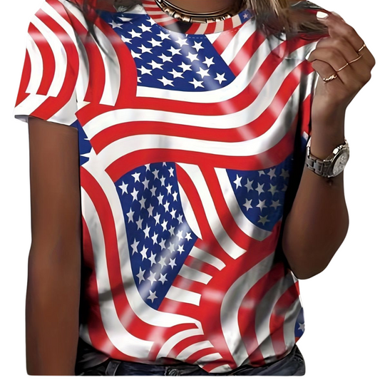 American Print T-Shirt