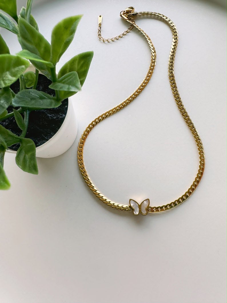 Stainless Steel Butterfly Chain