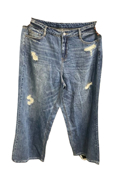 Women - Distressed Demin Jeans